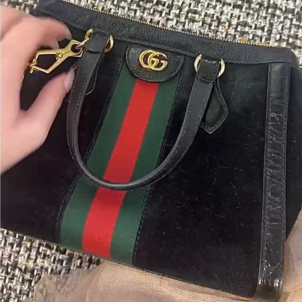 ❗️SOLD❗️Gucci Ophidia Tote Crossbody- leather and suede - Picture 2 of 7